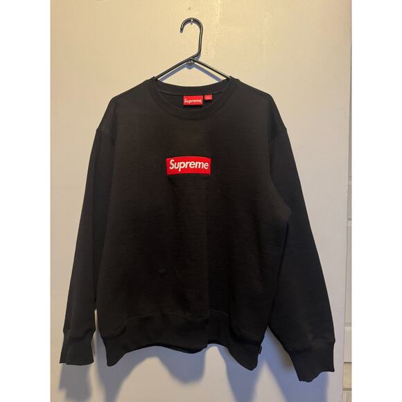 Supreme Box Logo Crewneck(FW22) - Black - Size Medium - Picture 1 of 6